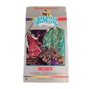 6/$15 Hanna-Barbera The Greatest Adventure Moses VHS - Red, Blue, Green